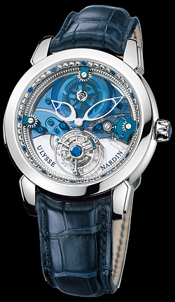 Replica Ulysse Nardin Exceptional Royal Blue Tourbillon 799-80 replica Watch